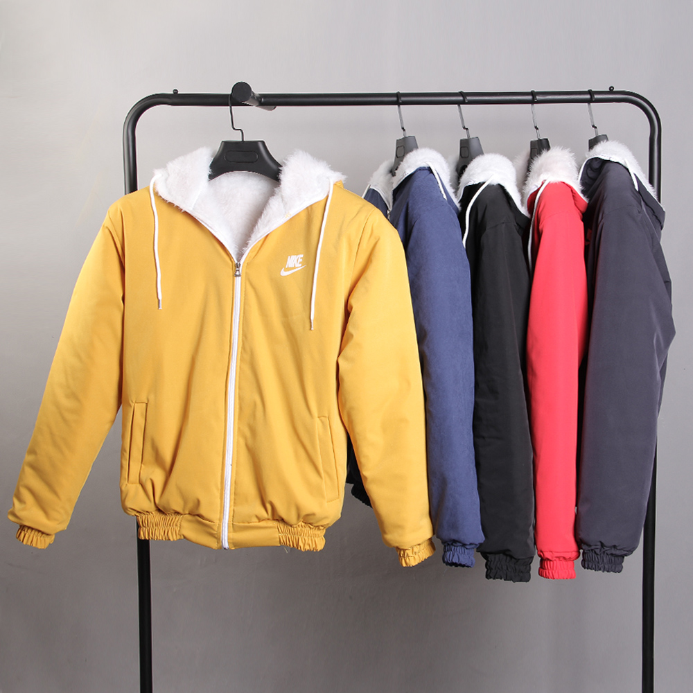 کاپشن مدل Nike زرد